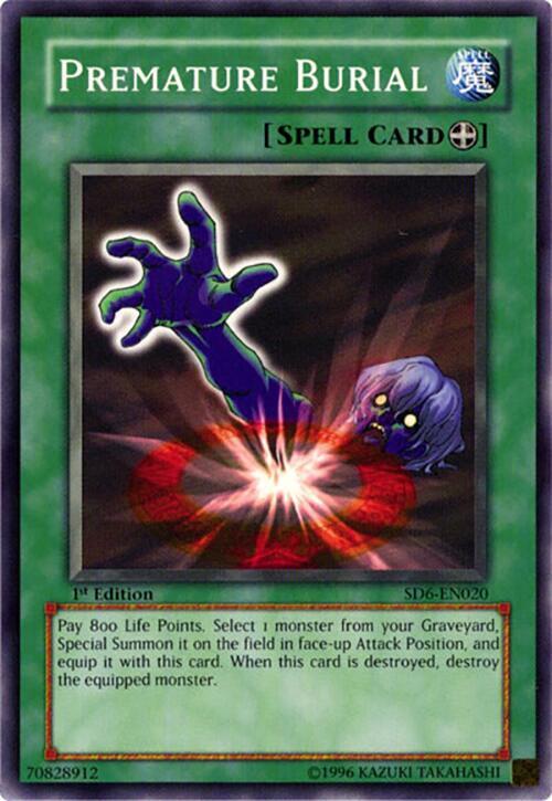 Premature Burial SD6-EN020 card from Structure Deck: Spellcaster's Judgment