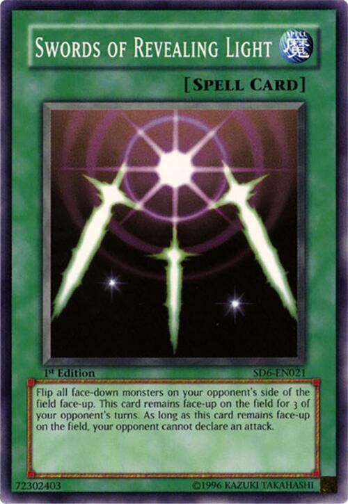 Swords of Revealing Light SD6-EN021 card from Structure Deck: Spellcaster's Judgment