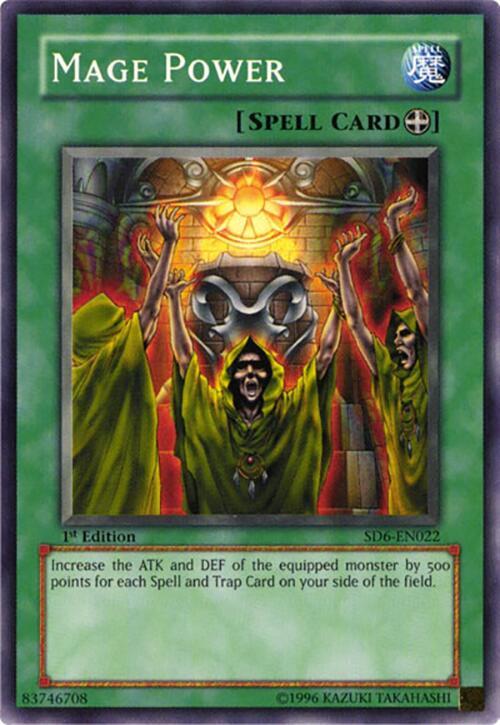 Mage Power SD6-EN022 card from Structure Deck: Spellcaster's Judgment