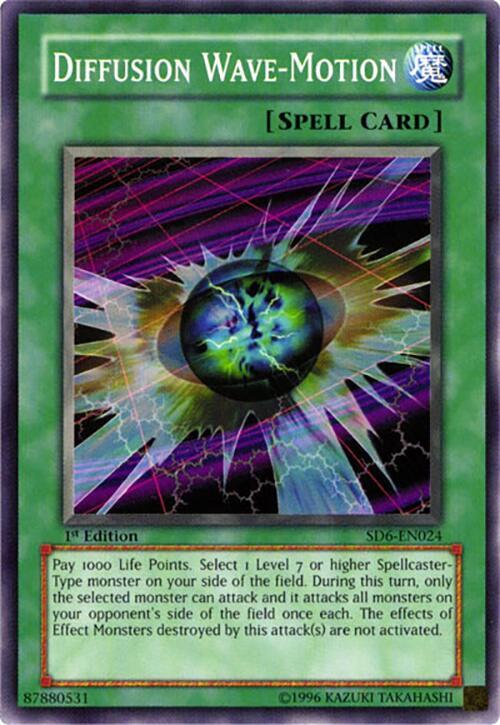 Diffusion Wave-Motion SD6-EN024 card from Structure Deck: Spellcaster's Judgment