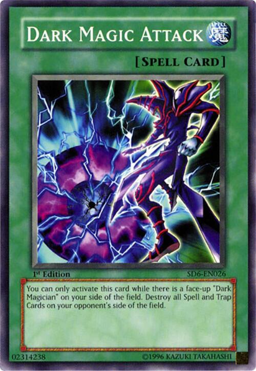Dark Magic Attack SD6-EN026 card from Structure Deck: Spellcaster's Judgment