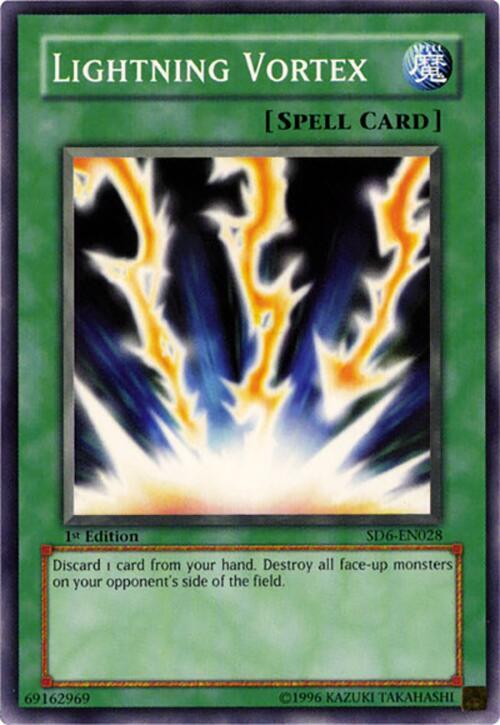 Lightning Vortex SD6-EN028 card from Structure Deck: Spellcaster's Judgment