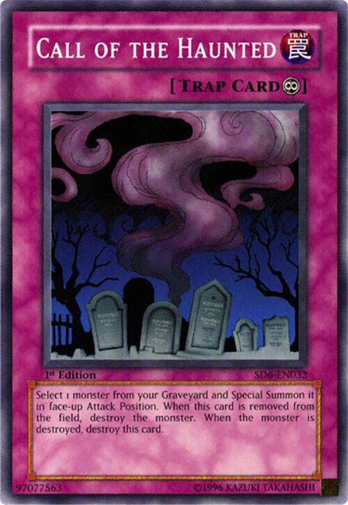 Call Of The Haunted SD6-EN032 card from Structure Deck: Spellcaster's Judgment
