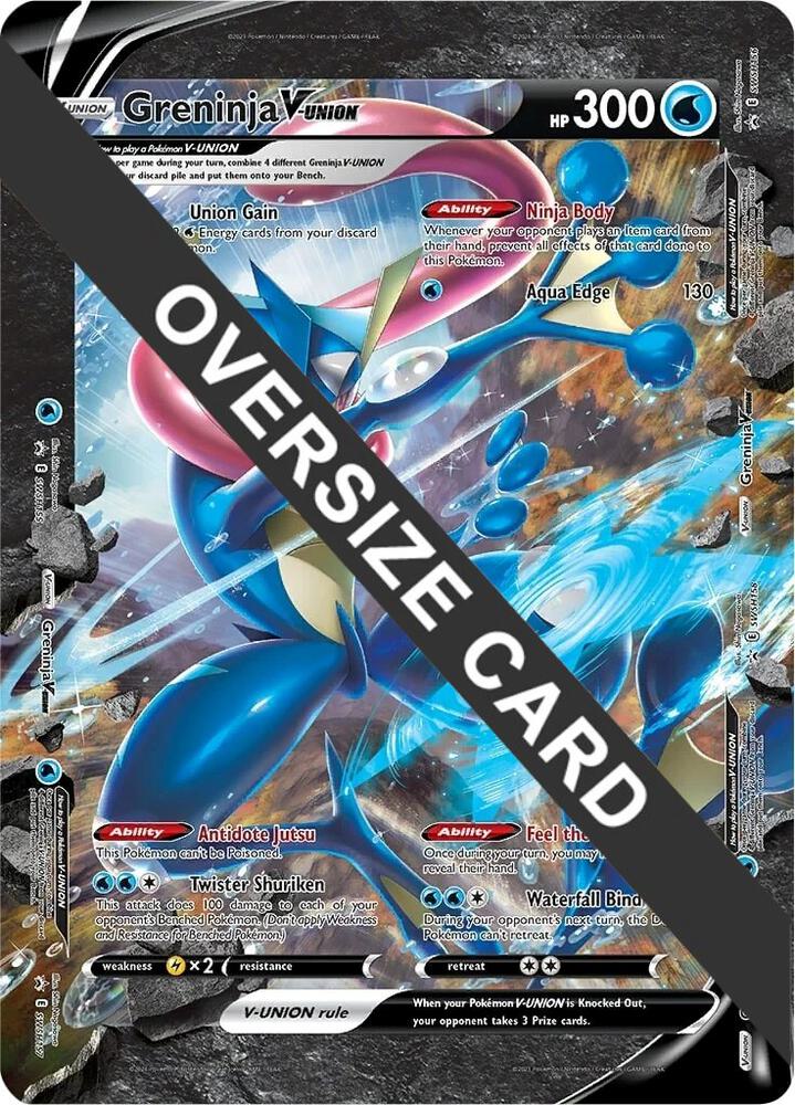 Greninja V-UNION card from Jumbo Cards
