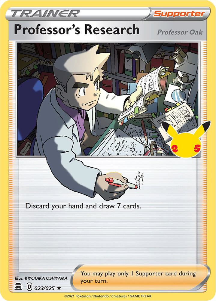 Professor's Research 023/025 card from Celebrations