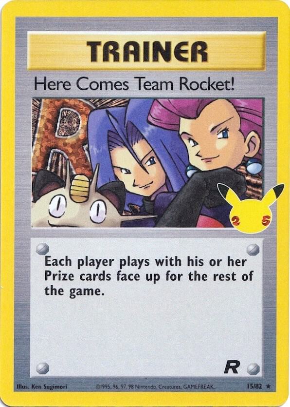 Here Comes Team Rocket! 15/82 card from Celebrations: Classic Collection