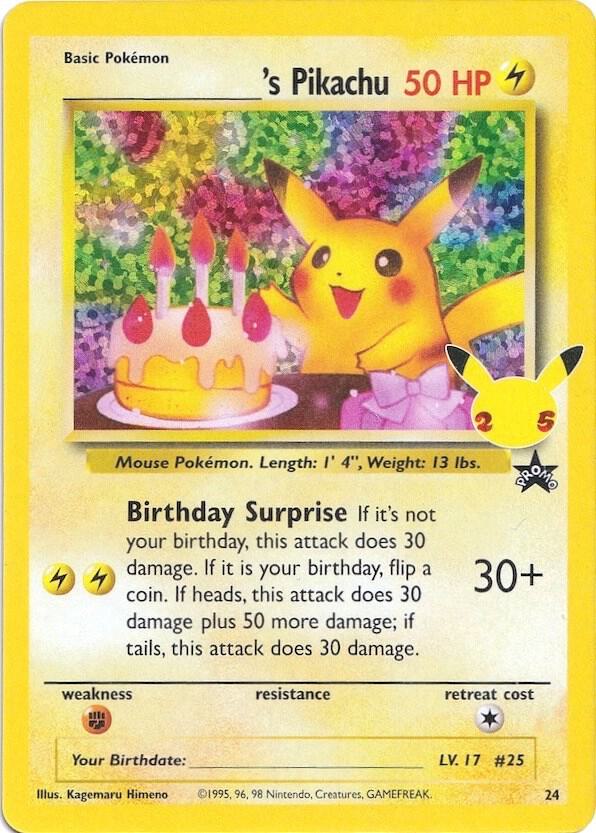 ______'s Pikachu 24/53 card from Celebrations: Classic Collection