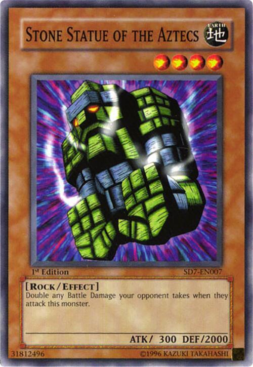 Stone Statue of the Aztecs SD7-EN007 card from Structure Deck: Invincible Fortress