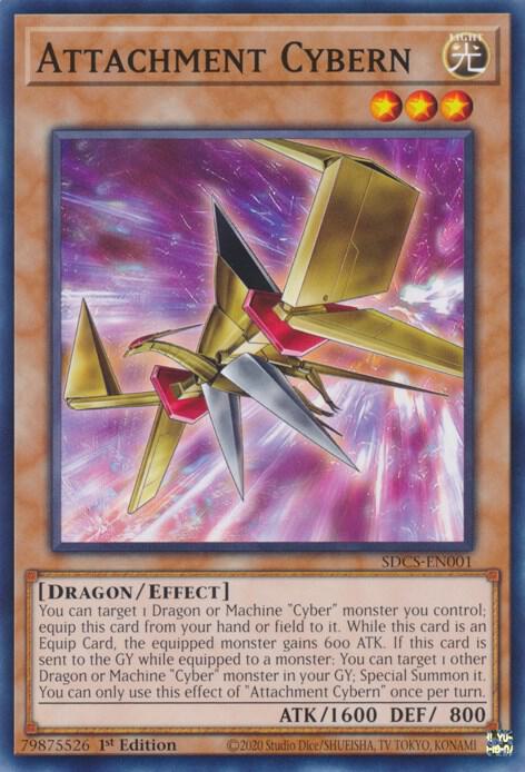 Attachment Cybern SDCS-EN001 card from Structure Deck: Cyber Strike