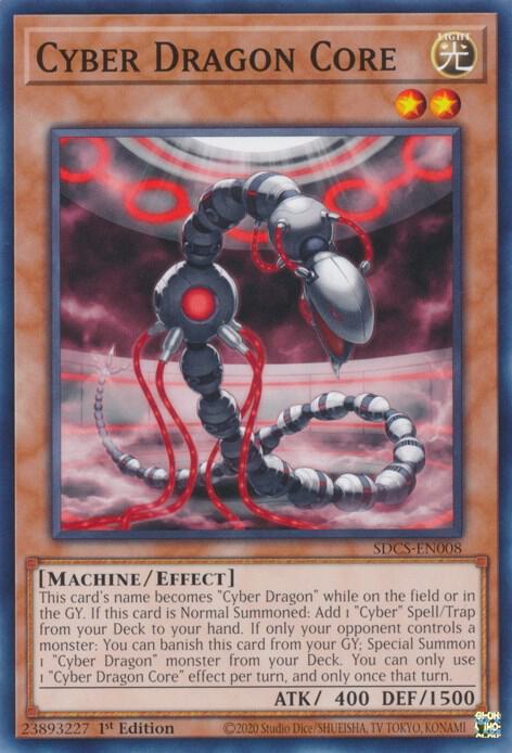 Cyber Dragon Core SDCS-EN008 card from Structure Deck: Cyber Strike