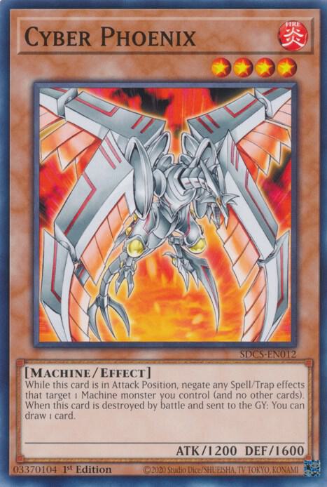 Cyber Phoenix SDCS-EN012 card from Structure Deck: Cyber Strike