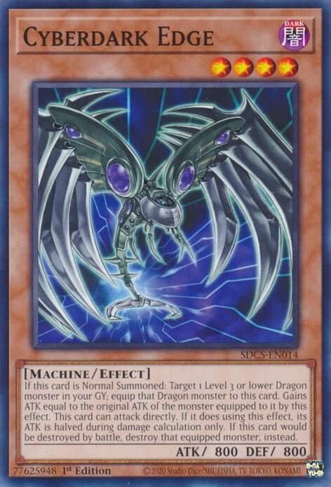 Cyberdark Edge SDCS-EN014 card from Structure Deck: Cyber Strike