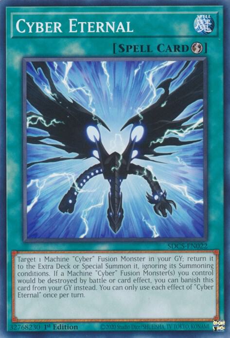 Cyber Eternal SDCS-EN022 card from Structure Deck: Cyber Strike