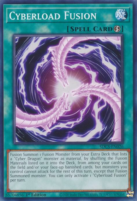 Cyberload Fusion SDCS-EN026 card from Structure Deck: Cyber Strike