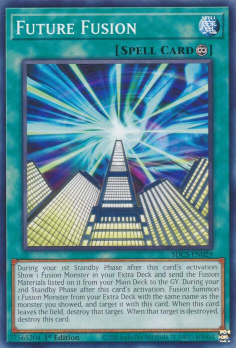 Future Fusion SDCS-EN029 card from Structure Deck: Cyber Strike