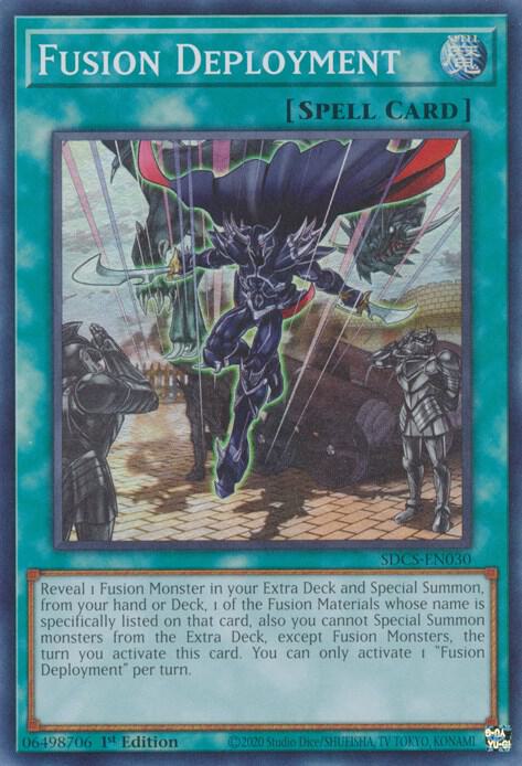 Fusion Deployment SDCS-EN030 card from Structure Deck: Cyber Strike