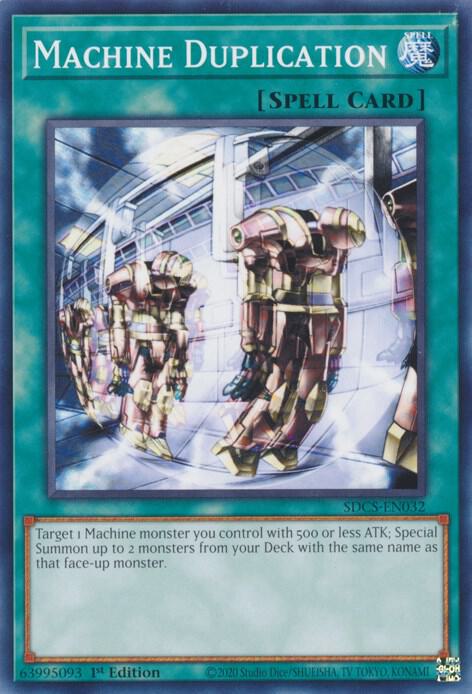 Machine Duplication SDCS-EN032 card from Structure Deck: Cyber Strike