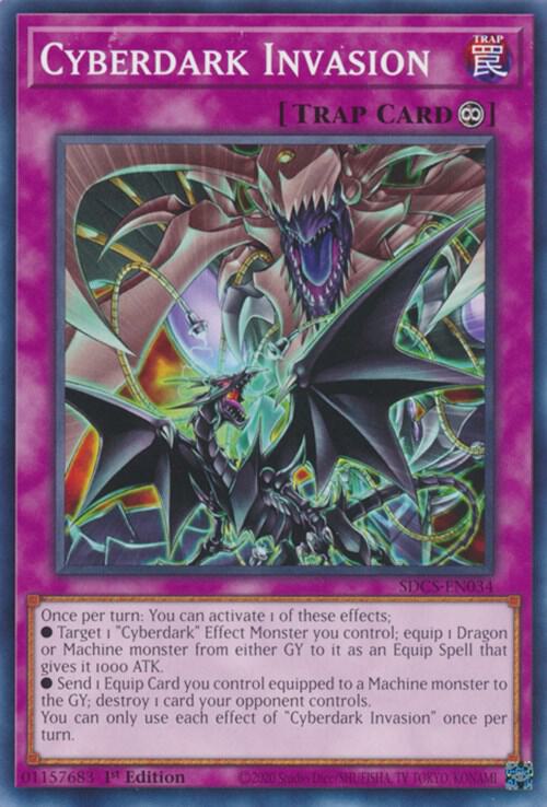 Cyberdark Invasion SDCS-EN034 card from Structure Deck: Cyber Strike