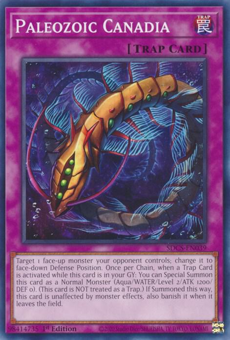 Paleozoic Canadia SDCS-EN039 card from Structure Deck: Cyber Strike