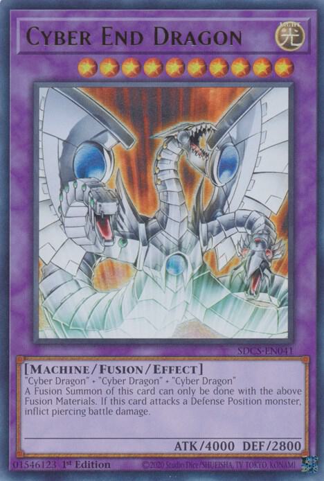 Cyber End Dragon SDCS-EN041 card from Structure Deck: Cyber Strike