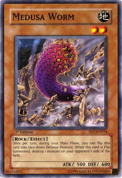 Medusa Worm SD7-EN014 card from Structure Deck: Invincible Fortress