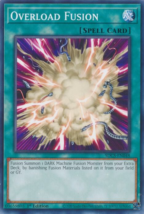 Overload Fusion SDCS-EN048 card from Structure Deck: Cyber Strike