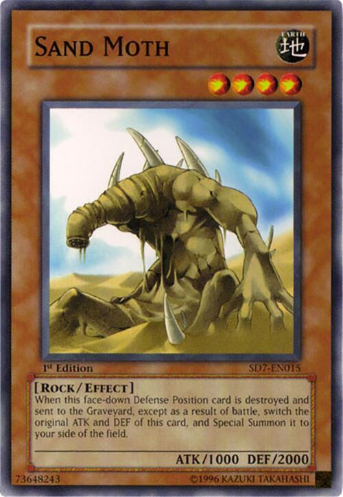 Sand Moth SD7-EN015 card from Structure Deck: Invincible Fortress