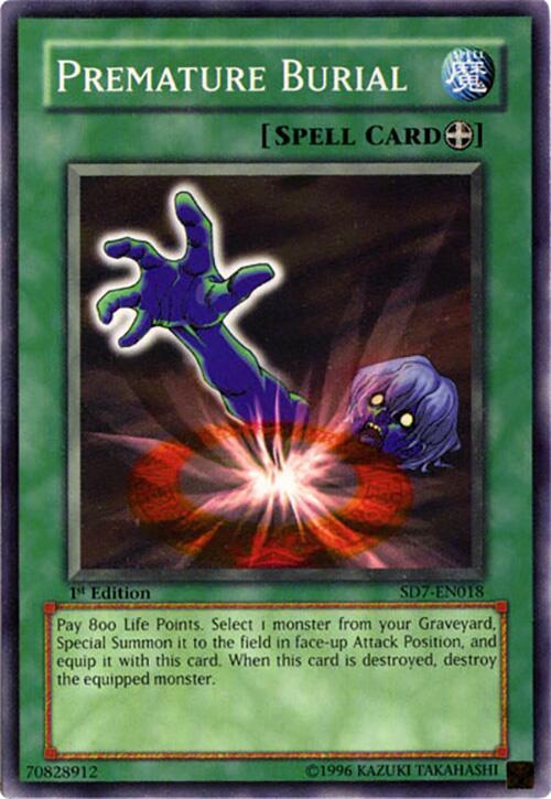 Premature Burial SD7-EN018 card from Structure Deck: Invincible Fortress