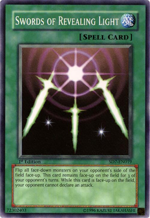Swords of Revealing Light SD7-EN019 card from Structure Deck: Invincible Fortress