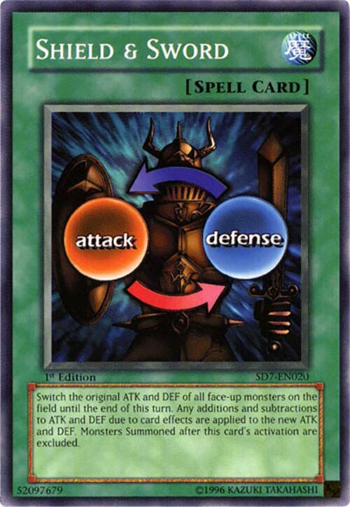 Shield & Sword SD7-EN020 card from Structure Deck: Invincible Fortress
