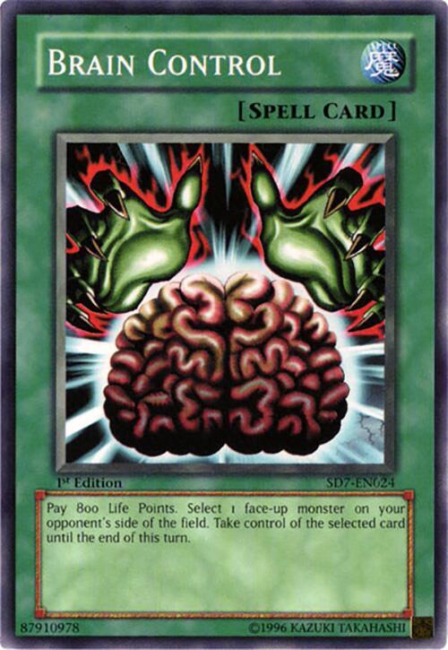 Brain Control SD7-EN024 card from Structure Deck: Invincible Fortress