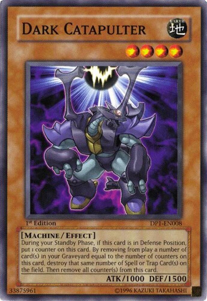 Dark Catapulter DP1-EN008 card from Duelist Pack 1: Jaden Yuki