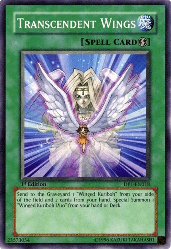 Transcendent Wings DP1-EN018 card from Duelist Pack 1: Jaden Yuki