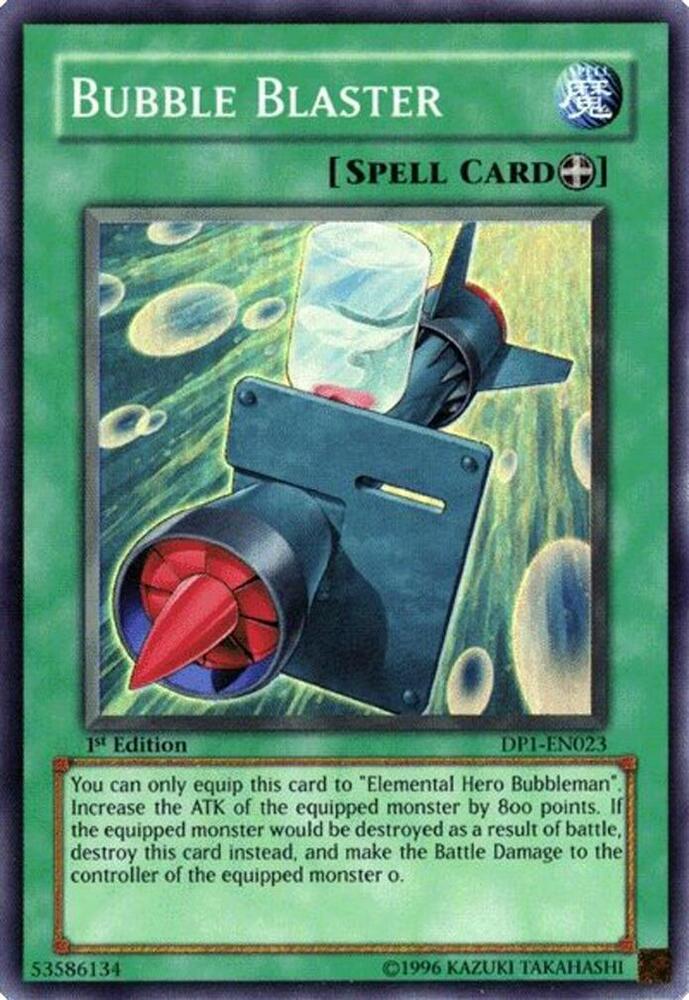 Bubble Blaster DP1-EN023 card from Duelist Pack 1: Jaden Yuki