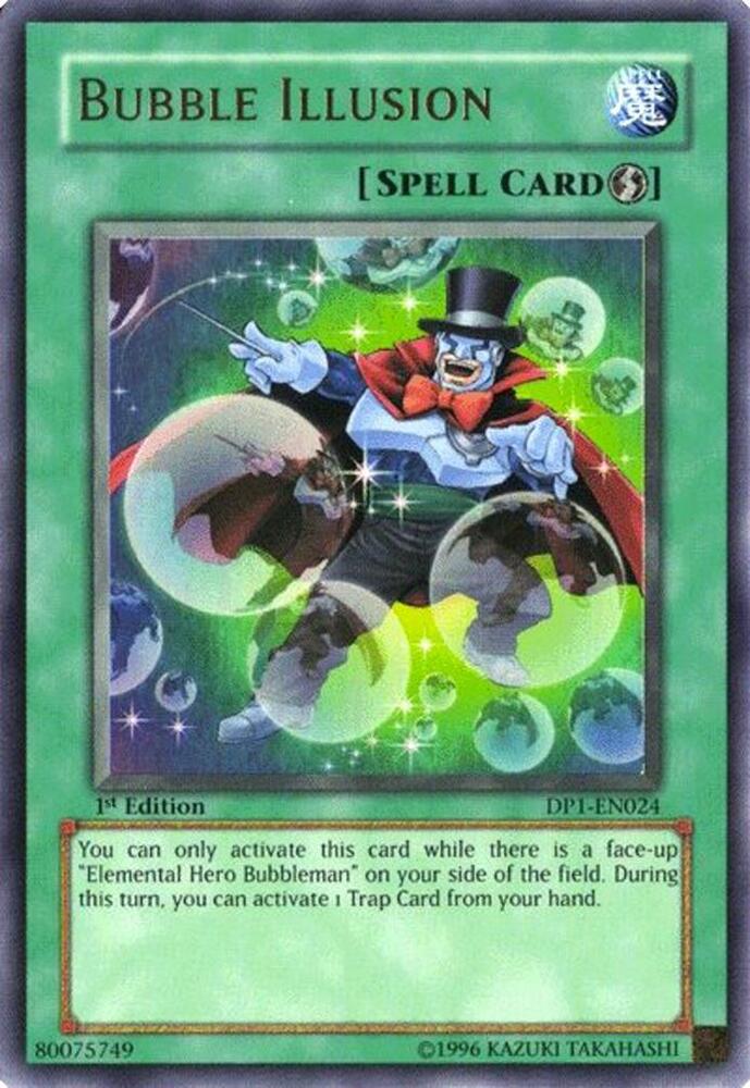 Bubble Illusion DP1-EN024 card from Duelist Pack 1: Jaden Yuki