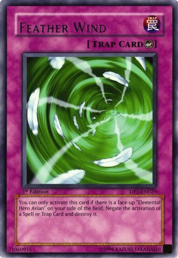 Feather Wind DP1-EN029 card from Duelist Pack 1: Jaden Yuki