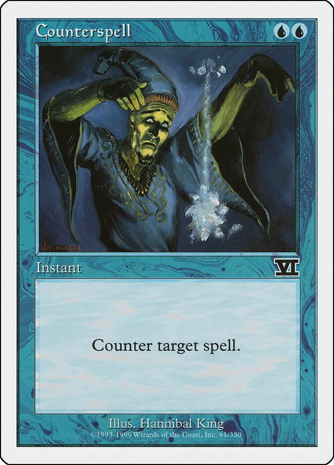 Counterspell 61 card from Classic Sixth Edition