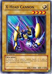 X-Head Cannon DP2-EN005 card from Duelist Pack 2: Chazz Princeton