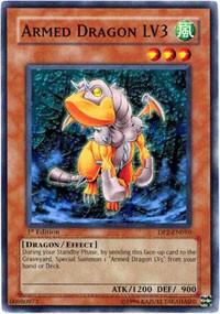 Armed Dragon LV3 DP2-EN010 card from Duelist Pack 2: Chazz Princeton