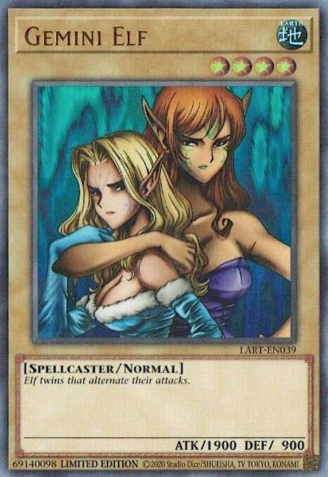 Gemini Elf LART-EN039 card from The Lost Art Promotion