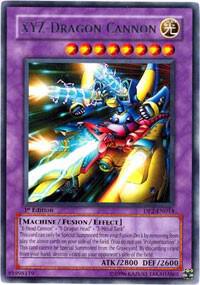 XYZ-Dragon Cannon DP2-EN014 card from Duelist Pack 2: Chazz Princeton