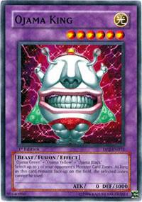 Ojama King DP2-EN015 card from Duelist Pack 2: Chazz Princeton