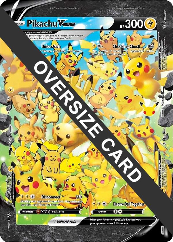 Pikachu V-UNION card from Jumbo Cards