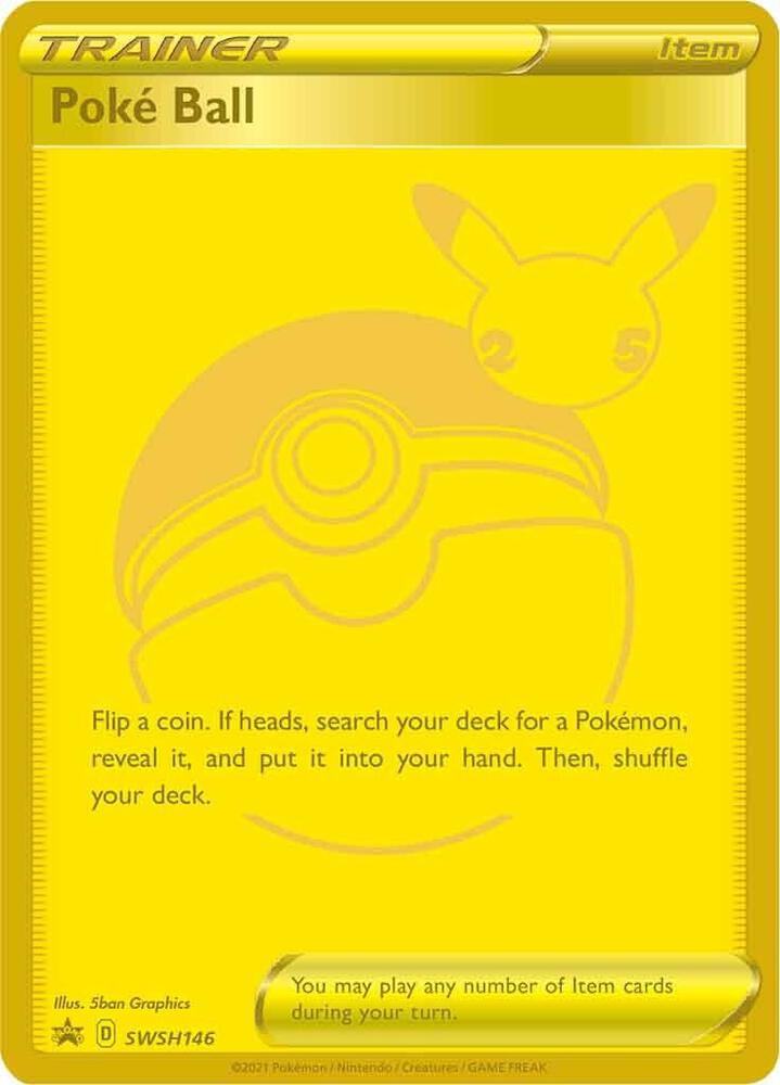 Poke Ball SWSH146 card from SWSH: Sword & Shield Promo Cards
