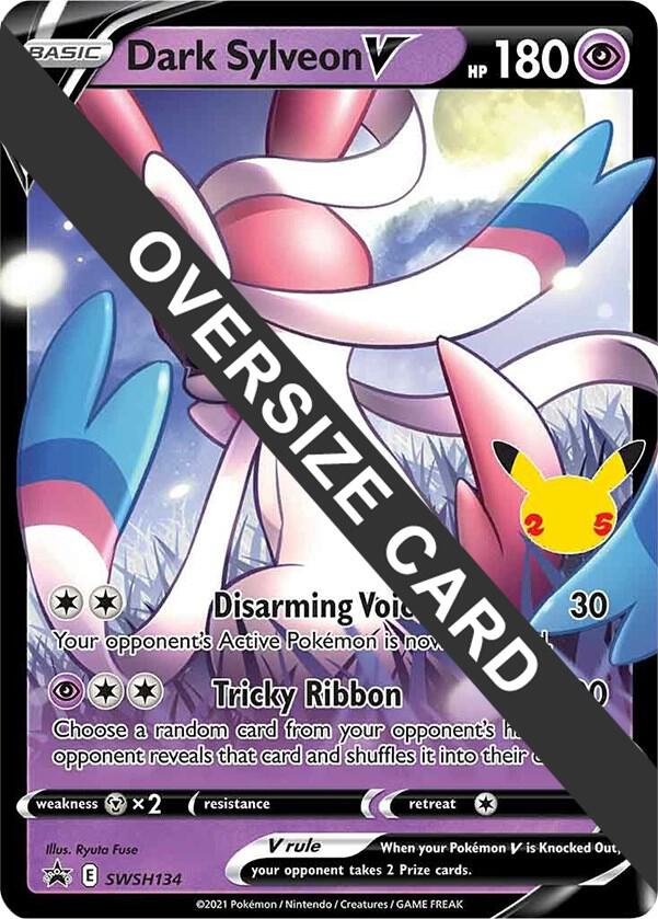 Dark Sylveon V SWSH134 card from Jumbo Cards