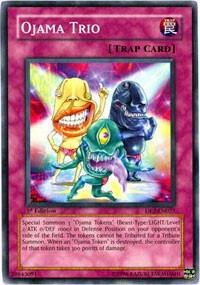 Ojama Trio DP2-EN027 card from Duelist Pack 2: Chazz Princeton