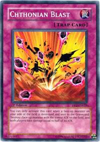 Chthonian Blast DP2-EN028 card from Duelist Pack 2: Chazz Princeton