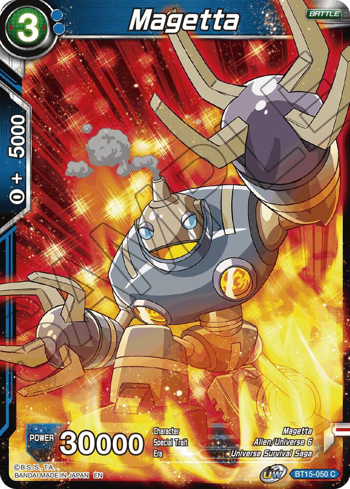 Magetta BT15-050 card from Saiyan Showdown