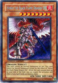 Horus The Black Flame Dragon LV8 EEN-ENSE1 card from Elemental Energy