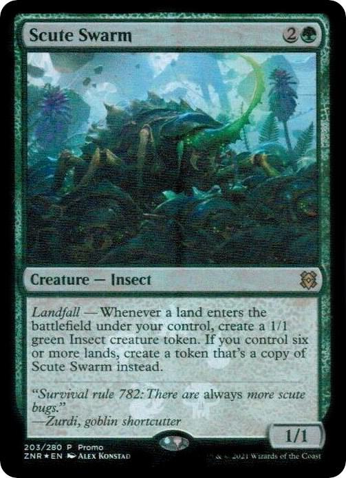 Scute Swarm 203 card from Media Promos